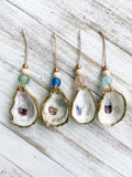 Gilded Oyster Shell Ornament - Coastal Collection image 0