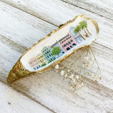 Rainbow Row Oyster Shell Dish