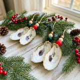 Gilded Oyster Shell Ornament - Festive Collection