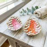 Tiger Oyster Shell Jewelry Dish