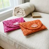 Fretwork Oyster Shell Clutch