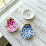 Fretwork Oyster Shell Jewelry Dish
