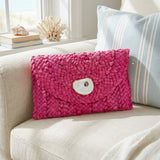 Pink Oyster Shell Clutch