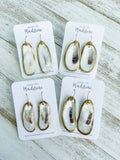 Oyster Shell Earrings image 4
