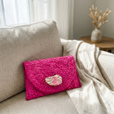 Tiger Oyster Shell Clutch