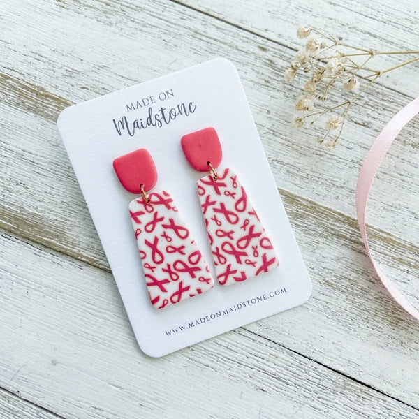 Breast Cancer Awareness Earrings