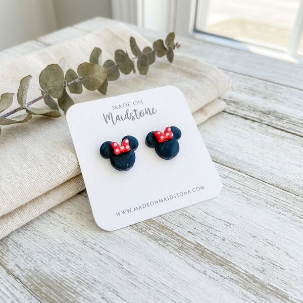 Girl Mouse Studs