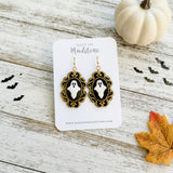 Gothic Ghost Frame Earrings
