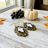 Gothic Ghost Frame Earrings