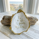The World is Your Oyster Ring Dish