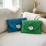 Priano Oyster Shell Clutch