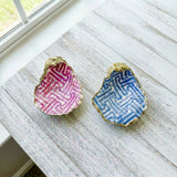 Fretwork Oyster Shell Jewelry Dish