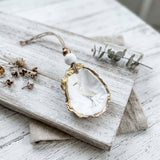 Egret Oyster Ornament