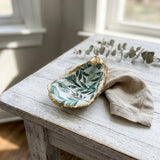 Botanical Oyster Shell Jewelry Dish