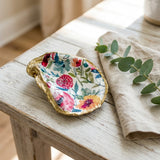 Wildflower Oyster Shell Jewelry Dish