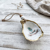 Pineapple Fountain Oyster Ornament