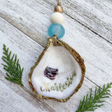 Charleston Gilded Oyster Ornament
