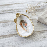 Tiger Oyster Shell Jewelry Dish