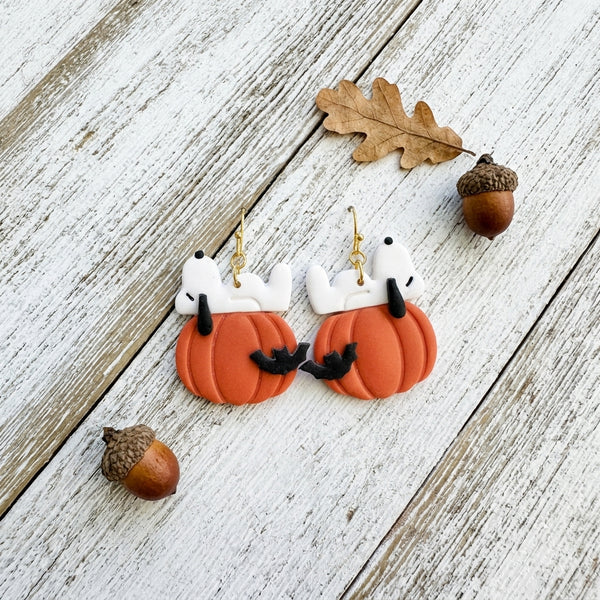 Spooky Beagle Earrings