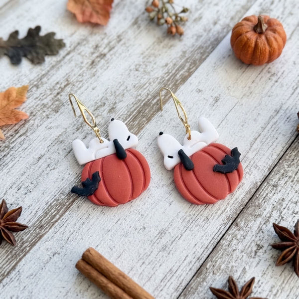 Spooky Beagle Earrings