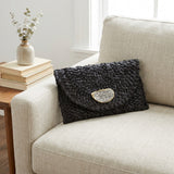 Polka Dot Oyster Shell Clutch