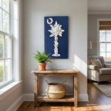 Palmetto Tree & Crescent Moon Sign