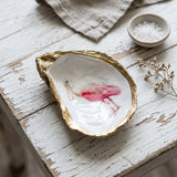 Spoonbill Oyster Shell Jewelry Dish