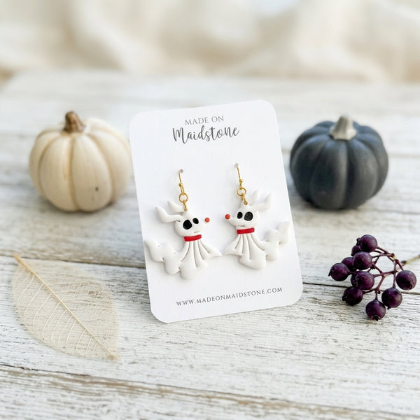 Ghost Dog Earrings