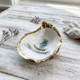 Pineapple Fountain Oyster Shell Jewelry Dish