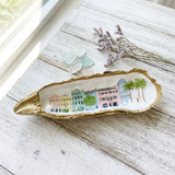 Rainbow Row Oyster Shell Dish