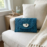 Blue Oyster Shell Clutch