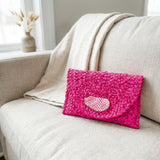Fretwork Oyster Shell Clutch