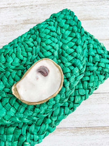 Multi-Colored Oyster Shell Clutch image 12