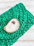 Multi-Colored Oyster Shell Clutch image 12