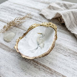 Egret Oyster Shell Jewelry Dish