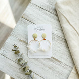 Tumbled Gemstone Earrings