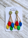 Christmas Light Earrings image 0