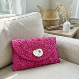 Pink Oyster Shell Clutch