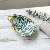Botanical Oyster Shell Jewelry Dish
