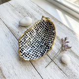 Polka Dot Oyster Shell Jewelry Dish