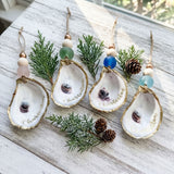 Charleston Gilded Oyster Ornament