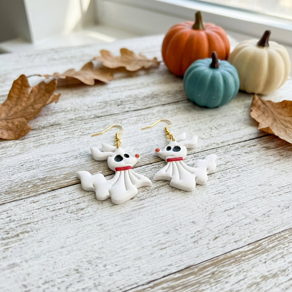Ghost Dog Earrings