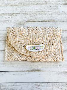 Rainbow Row Oyster Shell Clutch image 0