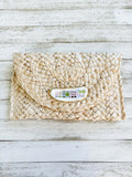 Rainbow Row Oyster Shell Clutch image 0