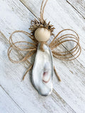 Oyster Shell Angel Ornament image 8