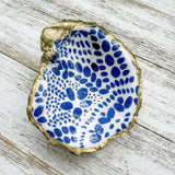 Something Blue Oyster Shell Jewelry Dish