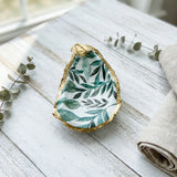 Botanical Oyster Shell Jewelry Dish