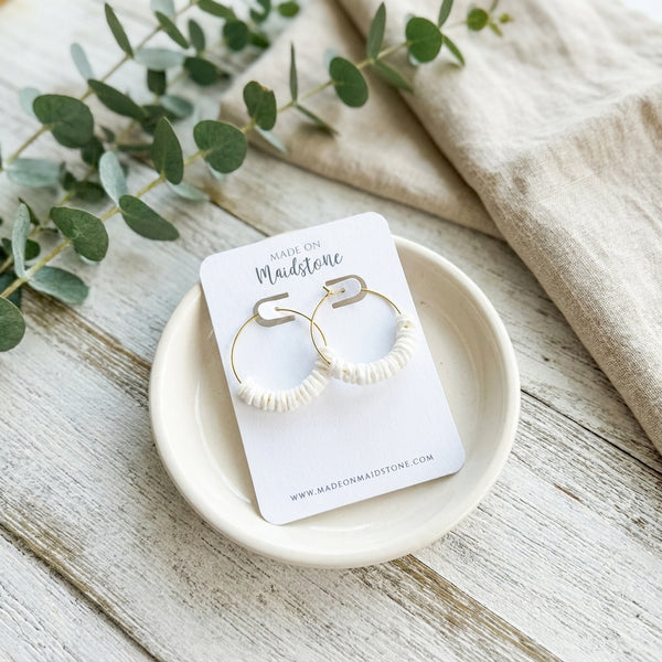 Sun & Shell Hoops