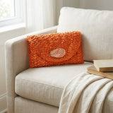 Fretwork Oyster Shell Clutch