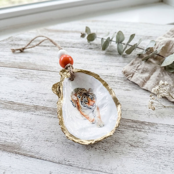 Tiger Oyster Ornament